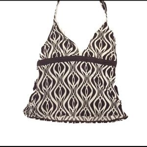 Brown swimsuit top
